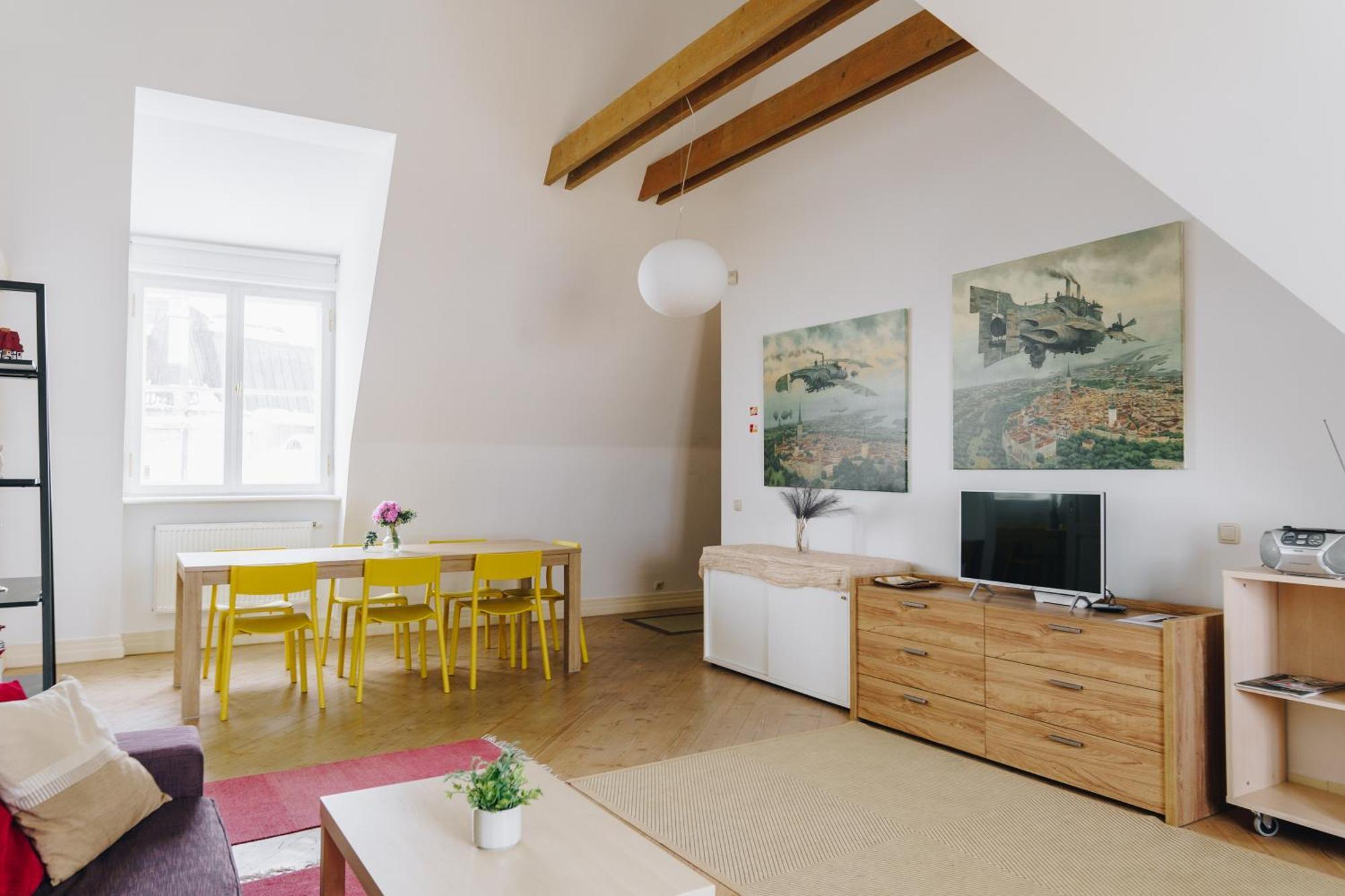 Dream Stay - Art Gallery Family Apartment With 2 Bathrooms Talin Exterior foto